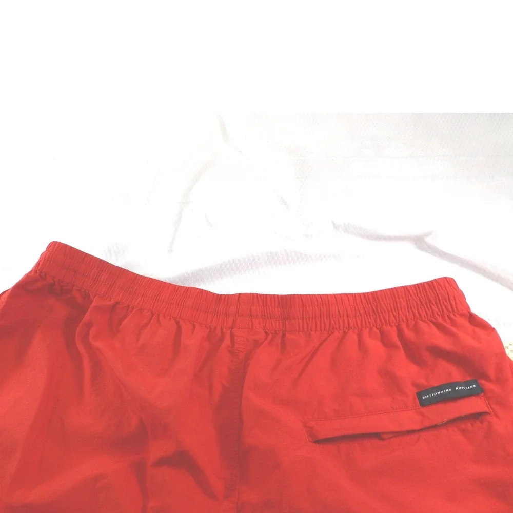 Billionaire Boys Club Mens Red Arch Logo Nylon Swim Shorts XXXL *ISSUES*